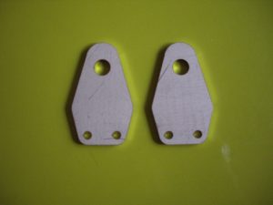 Triumph TR6 T120 Twin Centre Mount Horn Brackets