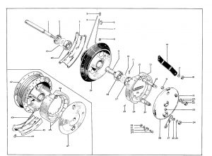 BSA A50 Royal Star Front Brake Torque Arm 42-5562 (H06)