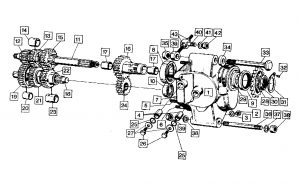Norton Final Drive Gearbox Lock Tab Washer 04-0076 (H43)