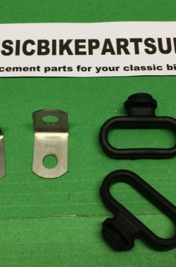 BSA A65 FRONT BRAKE CABLE GUIDES AND BRACKETS OIF 97-3682