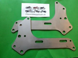 BSA M20 M21 M33 Rigid Spring 66-4157 Engine Gearbox Plates