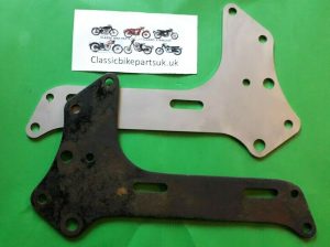 BSA M20 M21 M33 Rigid Spring 66-4157 Engine Gearbox Plates