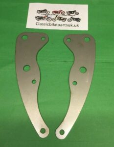 Royal Enfield Continental GT Crusader 43158 9 Front Engine Plates (S446)