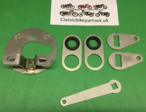 Triumph TR25W Front Tidy Kit SLS Brake Arm, Speedo, Mudguard and Cable Guides