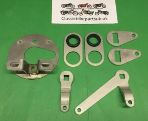 Triumph TR25W Front Tidy Kit TLS Brake Arms Speedo, Mudguard and Cable Guides