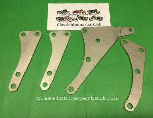 VELOCETTE RIGID FRAME F174/3 F110/7 F110/8 ENGINE PLATE SET (S483) (S484) (S485)