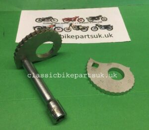 Royal Enfield Bullet Rear Wheel Chain Adjusting Snail Cams (S110)