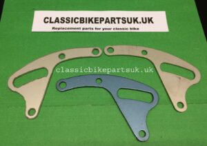 TRIUMPH 5T 6T T100 GEARBOX PLATES RIGID FRAME 57-0717 (H268)