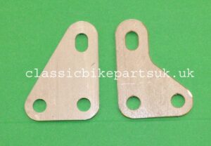 Triumph 21 3TA 5TA T100 Daytona Rear Engine Mounting plates F4229 F4230 (H30)