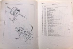 BSA ROCKET 3 GENUINE WORKS PRINTED PARTS MANUAL 00-5141 1968, WORKSHOP SORT OUT