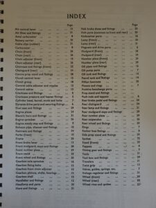 Norton Dominator 7 and 88 Spare Parts List for 1955