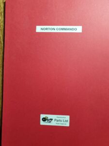 Norton Commando 850 & 750 Parts List 1968 to 1977 (Reproduction)