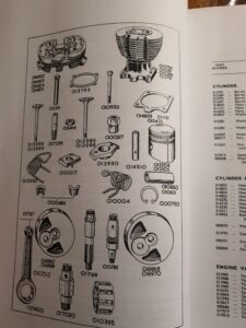 Matchless Spares List 1951 for 350 and 500cc Singles Spring Frame and Rigid Models