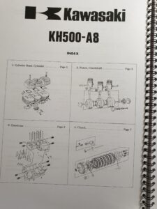 Kawasaki KH500 Parts Catalogue