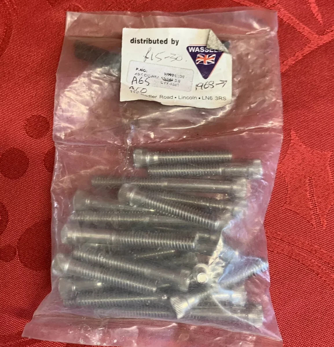 BSA A50 A65 OUTER CASING ENGINE COVER ALLEN SCREW FASTENER SET 1968 ON