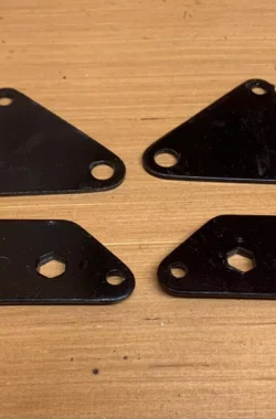 ROYAL ENFIELD BULLET ENGINE GEARBOX MOUNTING BRACKETS (NEW OLD STOCK)