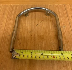 TRIUMPH T140 SHORT FRONT MUDGUARD BRACKET CHROME (USED GOOD CONDITION)