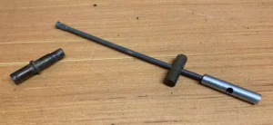 TRIUMPH T120 PRIMARY TENSIONER PARTS ROD TRUNION ABUTMENT AND ADJUSTER