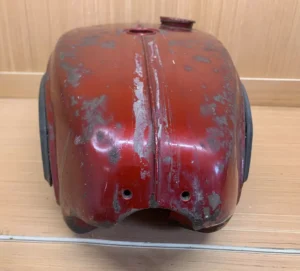 TRIUMPH TR25W PETROL FUEL TANK ORIGINAL WITH BADGES & KNEE PADS