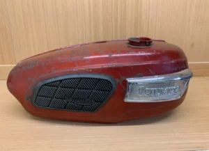 TRIUMPH TR25W PETROL FUEL TANK ORIGINAL WITH BADGES & KNEE PADS