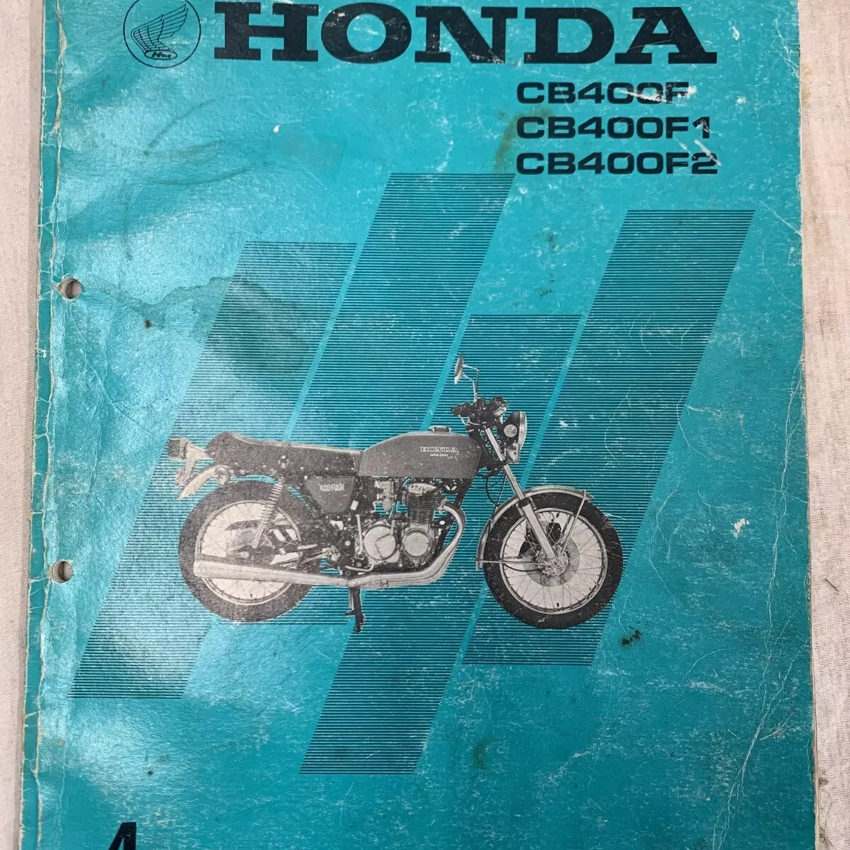 HONDA CB400F F1 F2 SUPER SPORTS 400-4 GENUINE WORKS PARTS BOOK 1977