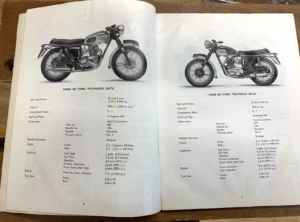 TRIUMPH TIGER 100 T100S T100R T100C T100T PARTS MANUAL 1968