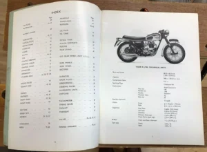 TRIUMPH TIGER 90 100 T100S T100R T100C T100T GENUINE WORKS PARTS MANUAL 1967