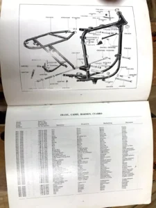 BSA B40 STAR AND B40 SPORTS STAR WORKS PARTS MANUAL 00-5121 