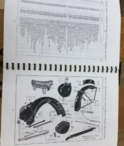 BSA C10L C11 C11G C12 PARTS MANUAL 1954 TO 1957 RIGID SPRING and SWING ARM