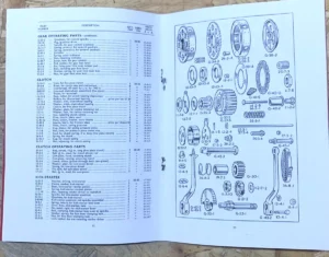 AJS SPRING TWIN SPARE PARTS LIST BOOK MANUAL CATALOGUE 1956