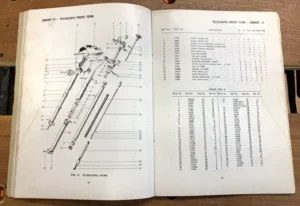 TRIUMPH 5T 6T T100 T110 TR5 TR6 GENUINE WORKS PARTS MANUAL CATALOGUE BOOK 1956