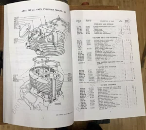 ARIEL RED HUNTER KH 500cc TWIN PARTS MANUAL SPARES CATALOGUE BOOK