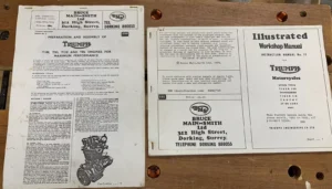 TRIUMPH SPEED TWIN T100 T110 (BMS BRUCE MAIN-SMITH) TUNING AND WORKSHOP MANUALS