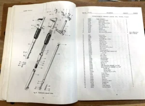 TRIUMPH TIGER 100 T100S T100R T100C T100T PARTS MANUAL 1968