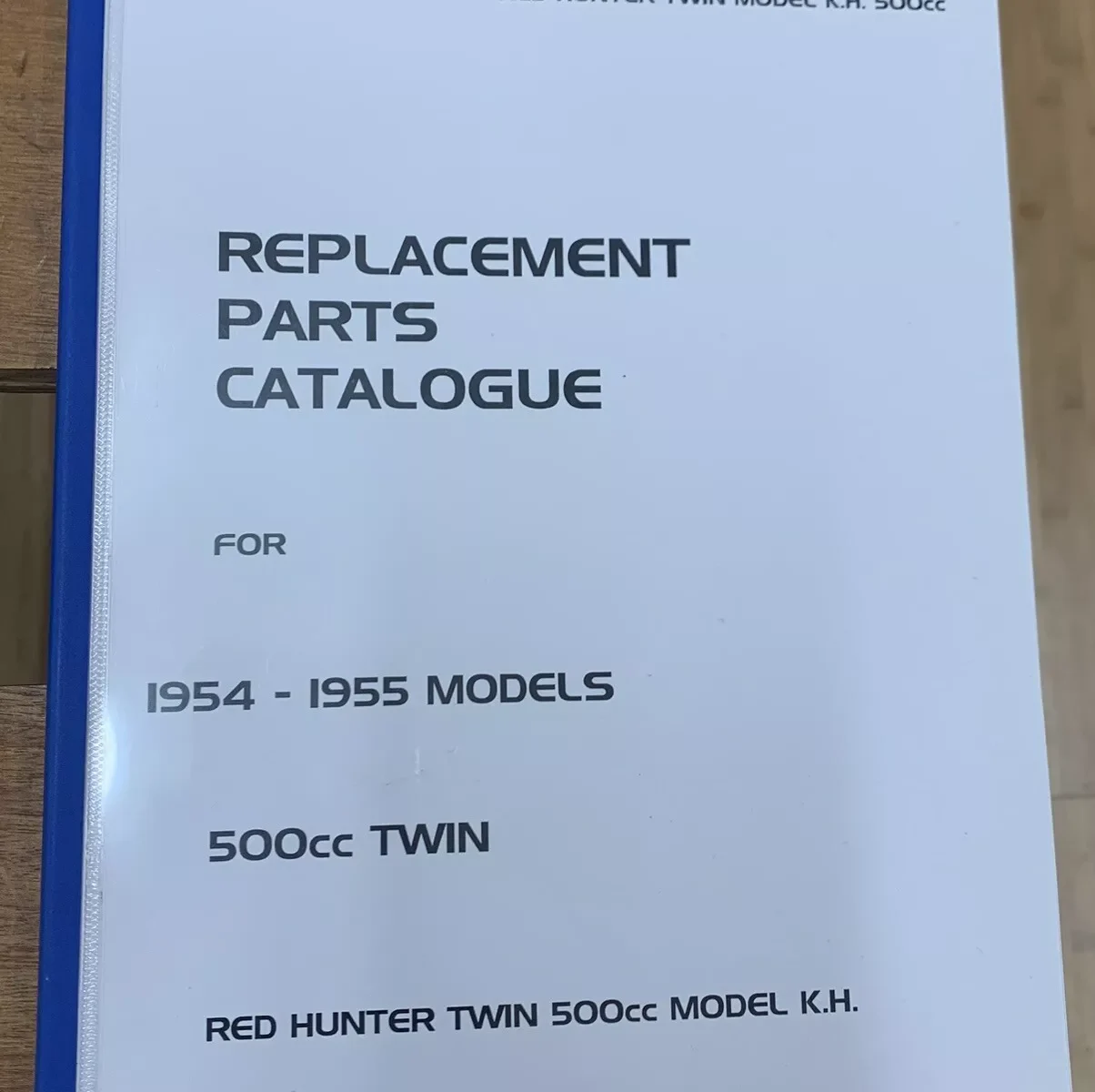 ARIEL RED HUNTER KH 500cc TWIN PARTS MANUAL SPARES CATALOGUE BOOK