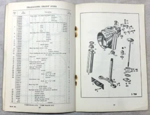 ROYAL ENFIELD SUPER METEOR SPARE PARTS BOOK MANUAL 1959-60