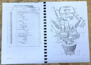 ROYAL ENFIELD CONTINENTAL GT SPARE PARTS BOOK MANUAL 1965