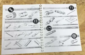 TRIUMPH SERVICE TOOL-TOOL KIT PARTS MANUAL 1947 TO 1974 (ALL MODELS)