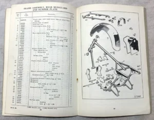 ROYAL ENFIELD SUPER METEOR SPARE PARTS BOOK MANUAL 1959-60