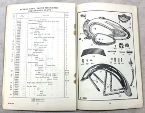 ROYAL ENFIELD SUPER METEOR SPARE PARTS BOOK MANUAL 1959-60