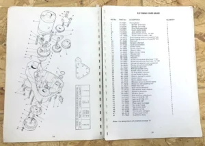 TRIUMPH BONNEVILLE 750 T140ES GENUINE WORKS PARTS MANUAL 1982