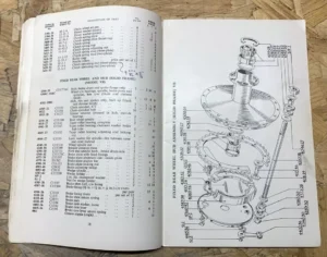 ARIEL WORKS SPARE PARTS BOOK MANUAL SINGLE CYLINDER MODELS 1954