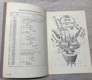 ROYAL ENFIELD CRUSADER SUPER 5 WORKS PARTS BOOK MANUAL 1962 