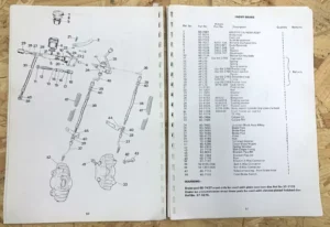 TRIUMPH BONNEVILLE 750 T140ES GENUINE WORKS PARTS MANUAL 1982