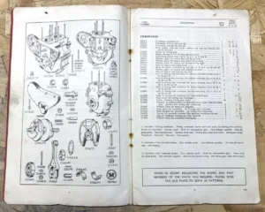 MATCHLESS G9 SUPER CLUBMAN WORKS SERVICE INSTRUCTION BOOK AND PARTS MANUAL 1955